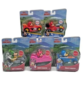 Disney Jr Diecast Race Cars Mickey Goofy Donald Duck Minnie Mouse YOU CHOOSE - Picture 1 of 6