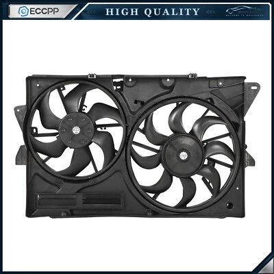 Electric Radiator Condenser Fan Assembly For 2016 2017 2018 2019 Ford Explorer - Image 1 of 4