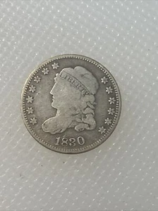 1830 capped bust half dime L - Picture 1 of 2