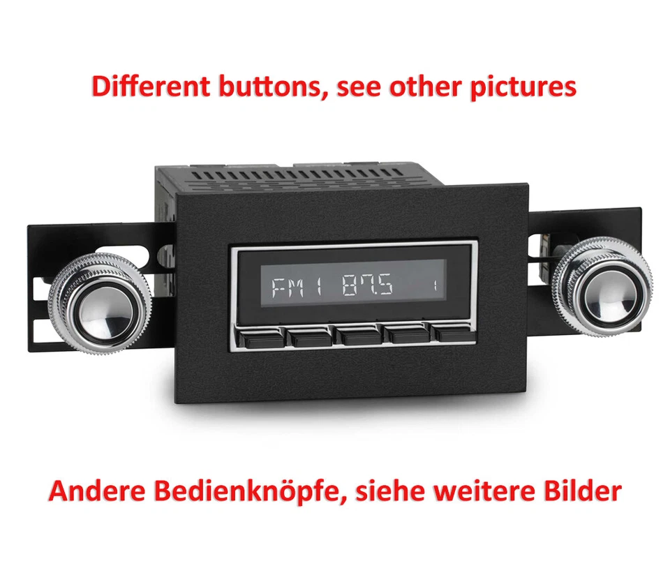 für Ford F150 1981 1982 1983 1984 Oldtimer Auto Radio DAB+ UKW Bluetooth AUX-in - Bild 1 von 4