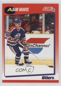 1991-92 Score Canadian Bilingual Adam Graves #235