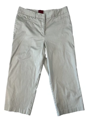 Женские брюки-капри коллекция 212 хаки натуральный крой размер 10 классический стиль - Изображение 1 из 4