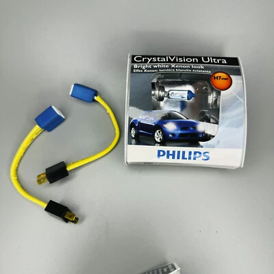 PHILIPS H7 CrystalVision bombilla y conector de arnés de cables de faros para Benz Foto 1 de 4