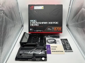 ASUS ROG CROSSHAIR X870E HERO AMD X870E AM5 ATX motherboard READ - Picture 1 of 9