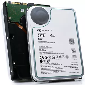 Seagate Exos 22TB 7.2K RPM SATA 6Gb/s 3.5in Enterprise HDD - ST22000NM000C - Afbeelding 1 van 8