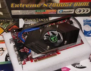 ASUS Extreme N7800GT 7800 GT Dual Limited Edition Box 1772 of 2000 512MB Video - Picture 1 of 12