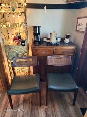 Juego de 4 sillas modernas Gunlocke Mid Century vintage Foto 1 de 4