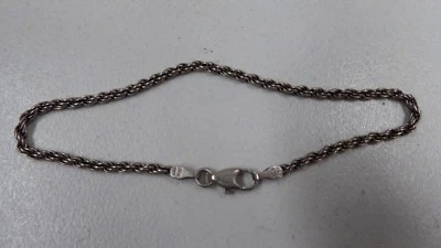 VINTAGE ITALIAN STERLING SILVER 925 BRACELET ESTATE PIECE  - Image 1 of 4