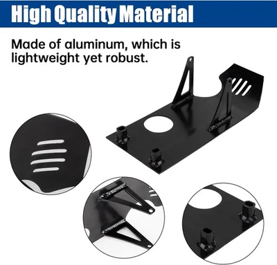 Placa de deslizamiento negra Honda CRF50 CRF70F XR50 XR70R Z50R Foto 1 de 4