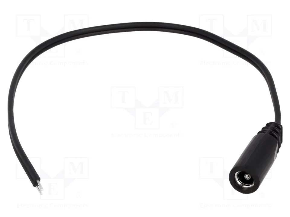 Kabel 2x0,5mm2 schwarz gerade - Bild 1 von 1
