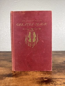 GREATER MAGIC: A PRACTICAL TREATISE ON MODERN MAGIC~1938 3RD IMPRESSION~HILLIARD - Bild 1 von 22
