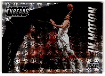 Rudy Gobert 2018-19 Panini Threads In Motion Dazzle #6 Utah Jazz - Image 1 of 2