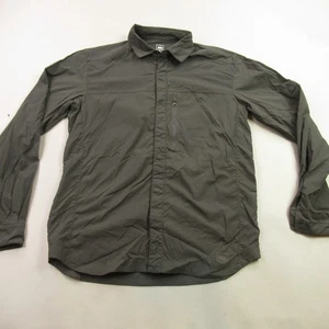 REI Shirt Mens Medium Long Sleeve Button Front Outdoors Pocket - Picture 1 of 11