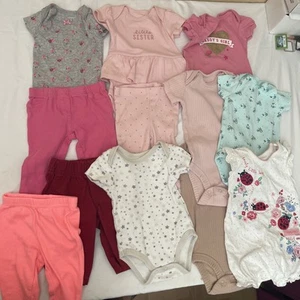 Cartiers ,Children Place,primark Baby Daddy‘S Girl, Little Sister Infant SZ 0/3M - Picture 1 of 14