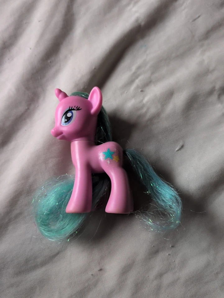 My Little Pony G4 Starbeam Twinkle Pink Brushable Figure 3" Tinsel Mane Unicorn - Image 1 of 4