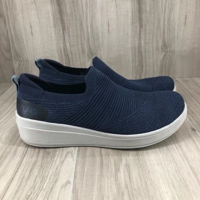 Ryka Shoes Womens 8.5M Limitless Blue Knit Slip On Sneaker Loafers - Image 1 of 4