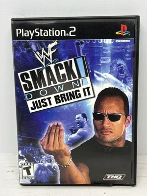 WWE SmackDown Just Bring It (PlayStation 2 2002) PS2 No Manual WWF - Image 1 of 4