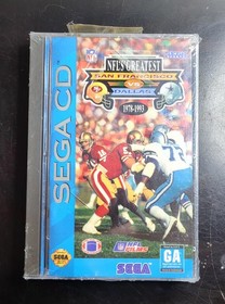 Sega CD - NFL's Greatest San Francisco vs Dallas - New Factory Sealed 