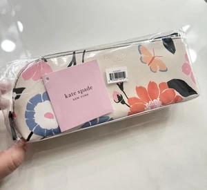 Kate Spade Floral Zip-Up Pencil Case, Set of 5 - Picture 1 of 3