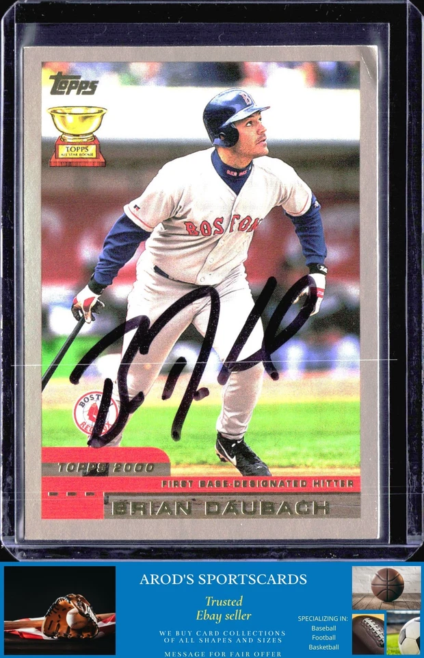2000 Topps *Brian Daubach **Card #184** AUTO (RC) - Image 1 of 2
