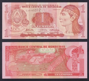 Honduras Banknote 1 Lempira 2010 P.-89B FDS/UNC - Picture 1 of 1