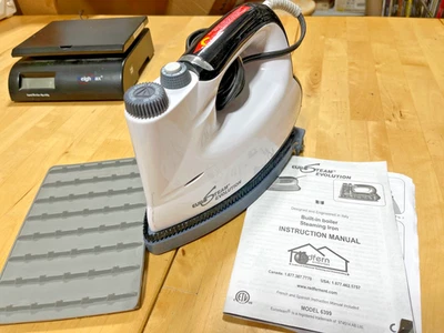 EuroSteam Evolution Iron Model 6399/3 Built In Boiler White/Gray (BH) - Image 1 of 4