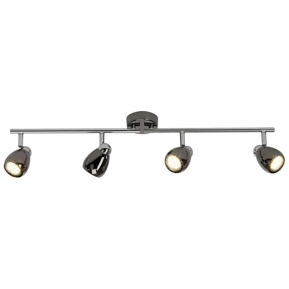 Brilliant Faretti Da Soffitto LED Milano Cromo 71cm 4 X 3W GU10 Bianco Caldo - Immagine 1 di 1