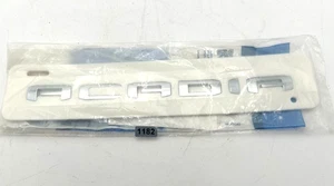 NEW Silver 2020 - 2025 GMC ACADIA DOOR TAILGATE EMBLEM BADGE SLE SLT A4T DENALI - Picture 1 of 2