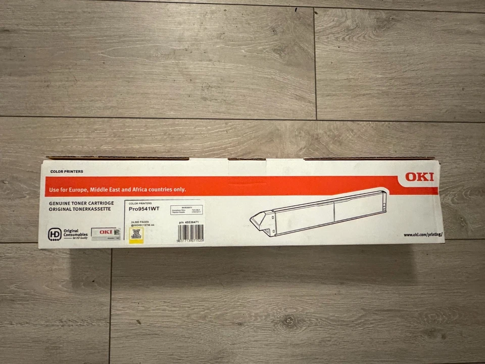 OKI Original Toner Gelb 45536471 Pro9451WT 24.000 Seiten Rechnung - Bild 1 von 1