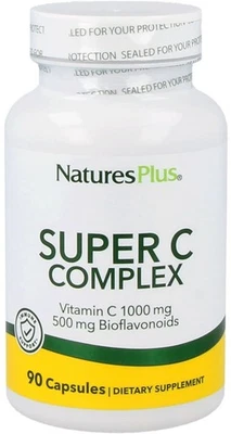 Natures Plus Super C Complex-90 Kapseln (247,37 EUR/kg)