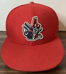 Chavez Young Game Used Signed  Hat - 2021 NH Fisher Cats - Blue Jays - Picture 1 of 8