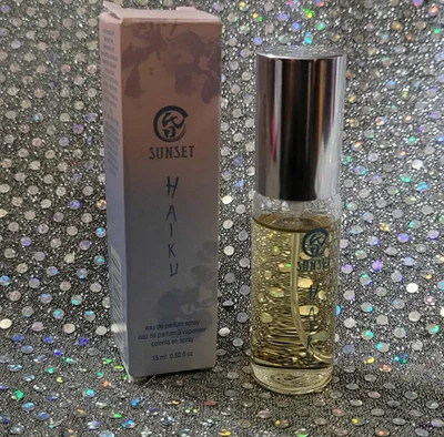 Avon HAIKU SUNSET EDP Colonia Spray .5 OZ NUEVO EN CAJA ~ VIAJE/MONEDERO Talla ~ ENVÍO AL DÍA SIGUIENTE Foto 1 de 4