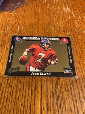 1993 Action Packed Monday Night Football - #10 John Elway - Image 1 of 4