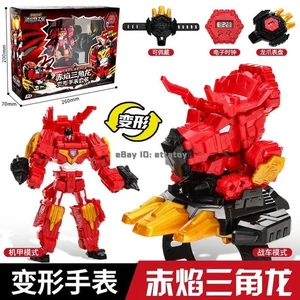 Miniforce Dinoid Warrior Burning Kera Red Transformer Watch Set Robot Toy 2025 - Picture 1 of 3