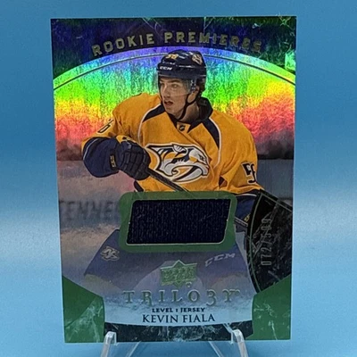 2015-16 Upper Deck Trilogy JERSEY Kevin Fiala /599 Nashville Predators #108 - Image 1 of 2