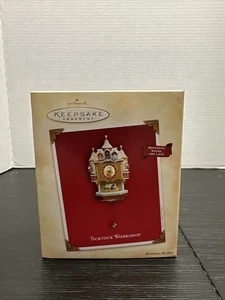 Hallmark Ornament 2004 TICKTOCK WORKSHOP Magic Movement Sound Light Neu in Box - Bild 1 von 4