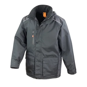 Result Mens Work-Guard Vostex Hooded Long Coat/Workwear (Waterproof) BC3085
