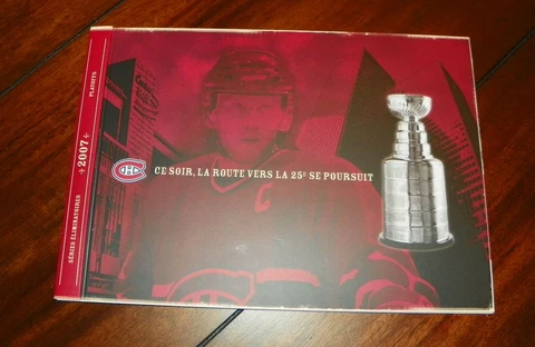 2006-07 Montreal Canadiens Playoffs Ticket Book (16 tickets) Cover