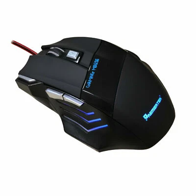 USB Wired 3200DPI Gaming mouse for Dell Toshiba Alienware MSI Laptop computer PC - Image 1 of 4