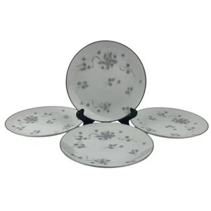 Noritake Suzette Bread Plates Lot of 4 VTG 5803 Lavender Floral 6 1/4" Japan - Picture 1 of 12