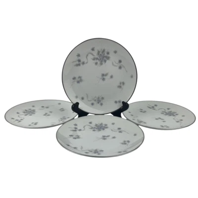 Noritake Suzette Bread Plates Lot of 4 VTG 5803 Lavender Floral 6 1/4" Japan - Image 1 of 4