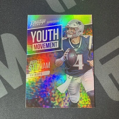 2020 Prestige Jarrett Stidham Youth Movement Holo Foil Patriots #YM-JS - Image 1 of 2