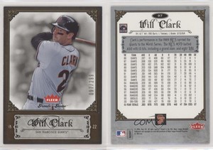 2006 Fleer Greats of the Game Copper /299 Will Clark #97