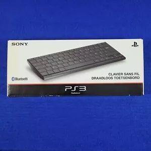 ps3 AZERTY Keyboard Wireless Official Sony Bluetooth Keyboard NEW & Sealed - Picture 1 of 7