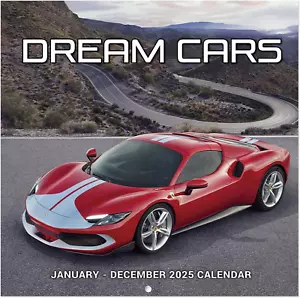 2025 Wall Calendar - Cars Calendar from Jan. 2025 to Dec. 2025 11.8 x 11.8... - Picture 1 of 7