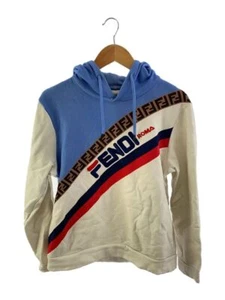 FENDI hoodie M cotton White FY0945 A65J Used - Picture 1 of 6