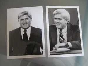 Phil Donahue Glossy B&W Photo 5 x 7 Set of 2  - Picture 1 of 1