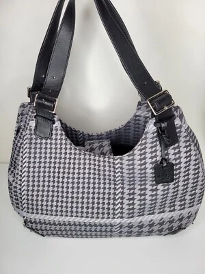 Lauren Ralph Lauren Purse Bag Fabric Plaid Satchel HandBag Vtg Y2K Retro Classic - Image 1 of 4
