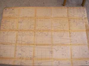 Aeromodeller Plans of the Cessna 172 a vintage scale model of 72" span - Picture 1 of 2