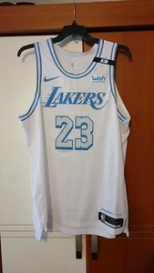 Lebron James 2020-21 Los Angeles Lakers NBA Nike Lore Series Authentic Jersey 52 - Picture 1 of 12